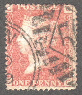 Great Britain Scott 33 Used Plate 191 - GC - Click Image to Close